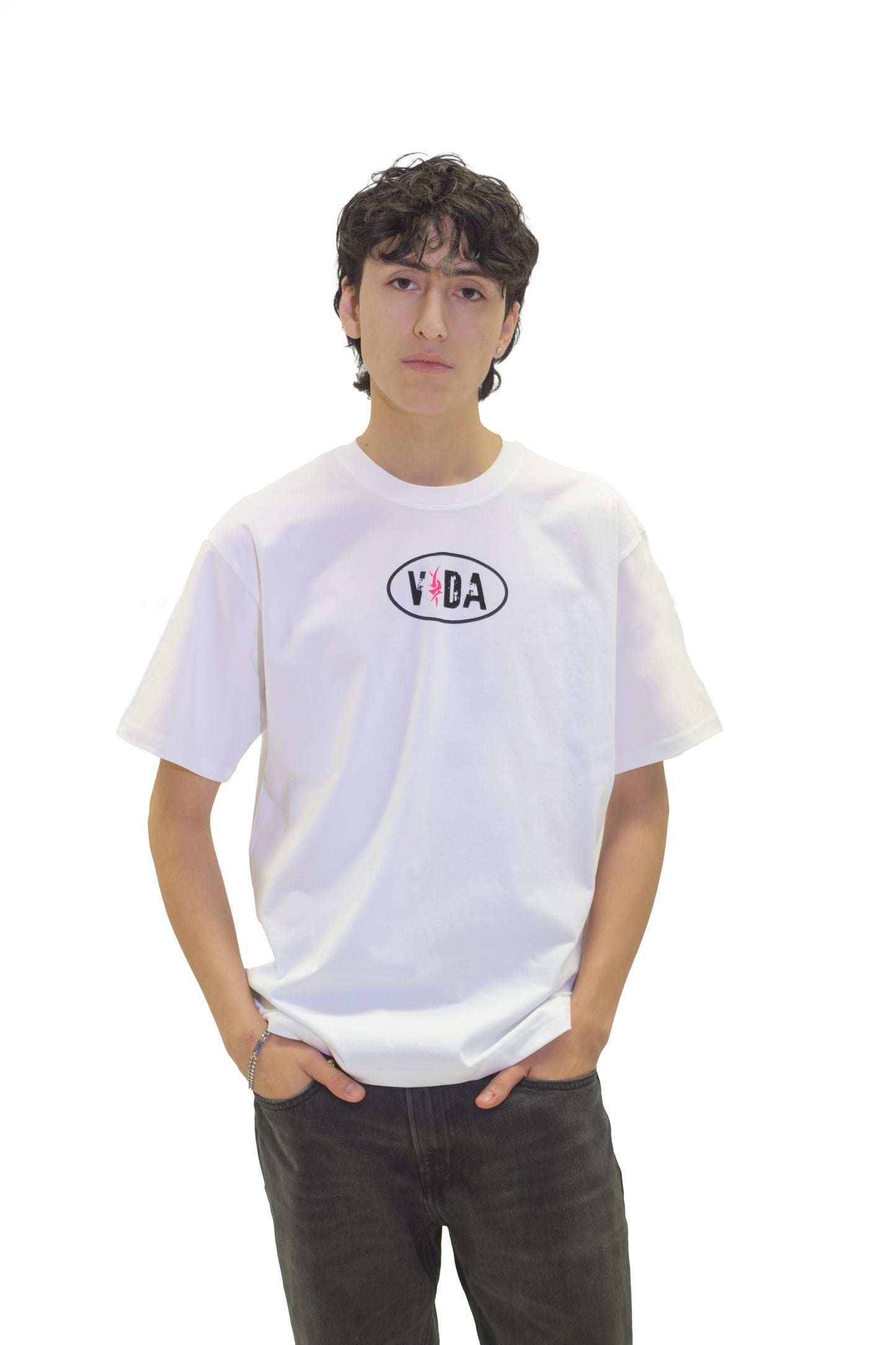 V1 WHITE CASUAL SHIRT